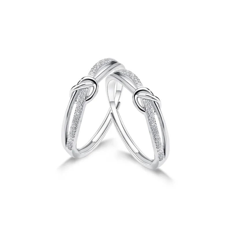 NUSQ Sterling Silver Rings Unisex-14