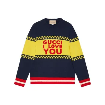 GUCCI Sweaters Men Marine Blue