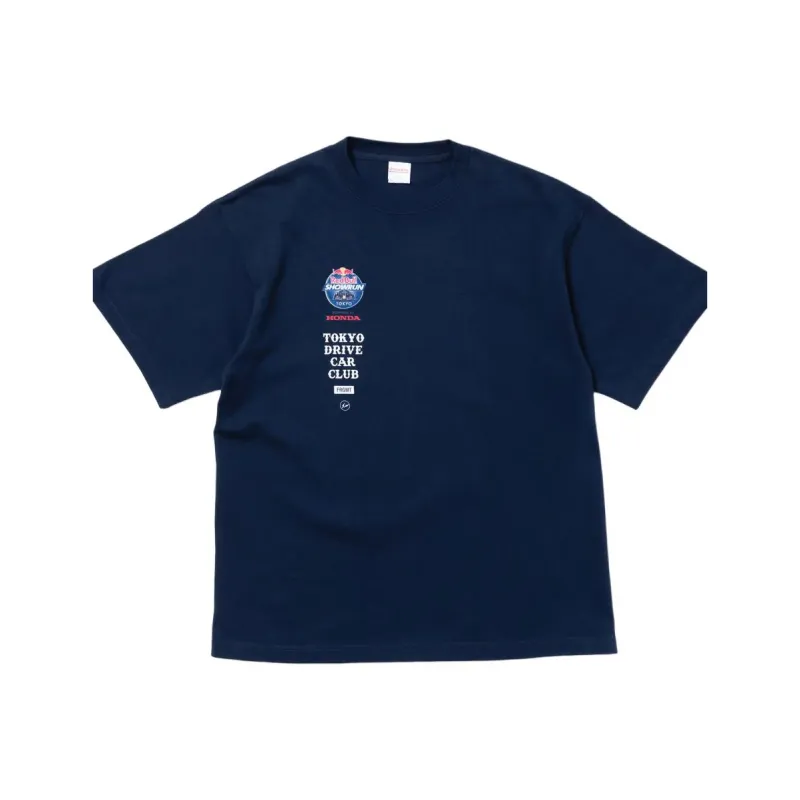 Fragment Design x Red Bull X HONDA/ X TokyoDrive SS25 T Shirt Unisex Marine Blue-1