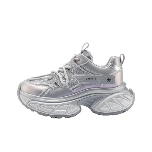 FIVE PLUS Anti Slip Wear Resistant Low Top Chunky Sneakers Women's
