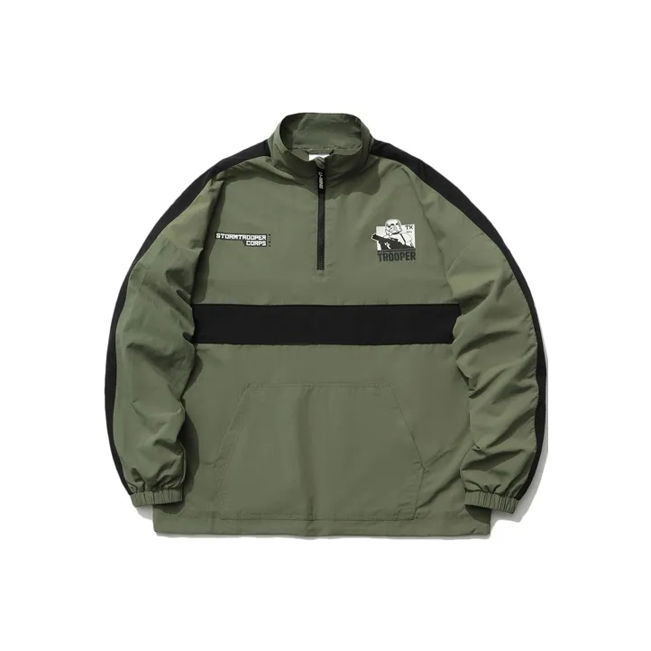 LINING Disney Jackets Unisex Dark Moss Green-0