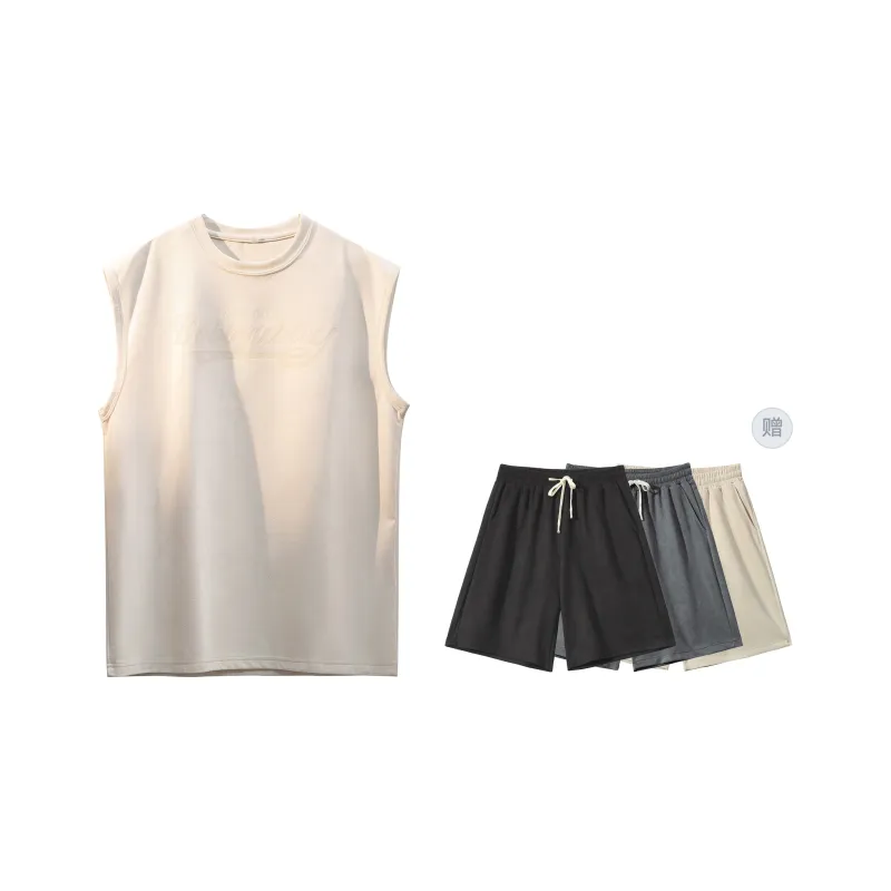 BOBBY ABLEY Versatile Loose Fit Straight Fit Letter Moisture Wicking Sleeveless Tank Top Unisex-44