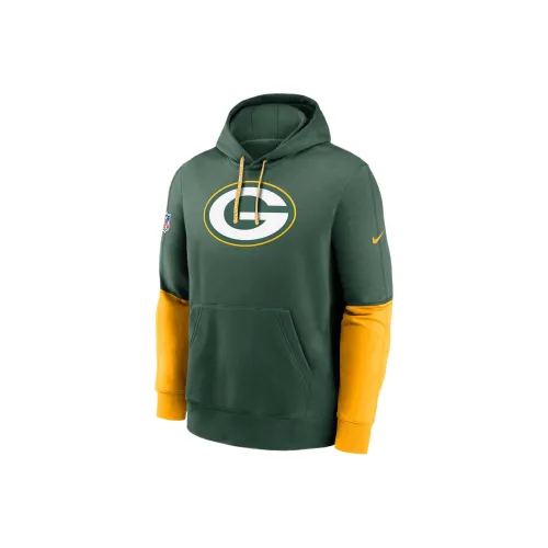 Nike Green Bay Packers Sideline Team Issue Club Men's Nike Nfl Pullover Hoodie
