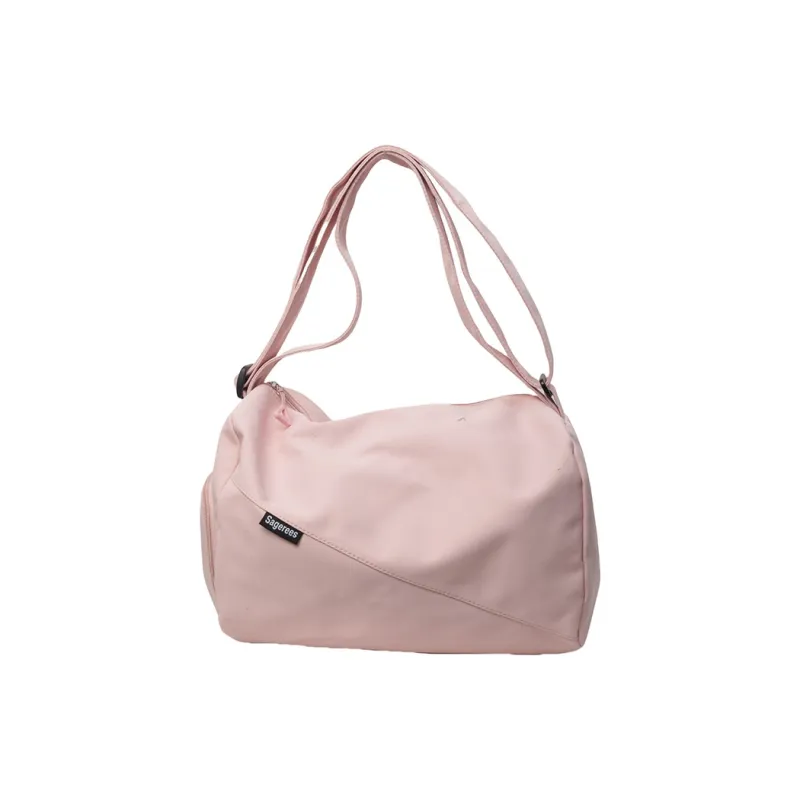 OUZIHUANG Oxford Travel Bag Unisex Ecru/Green/Black/Pink/Khaki-9