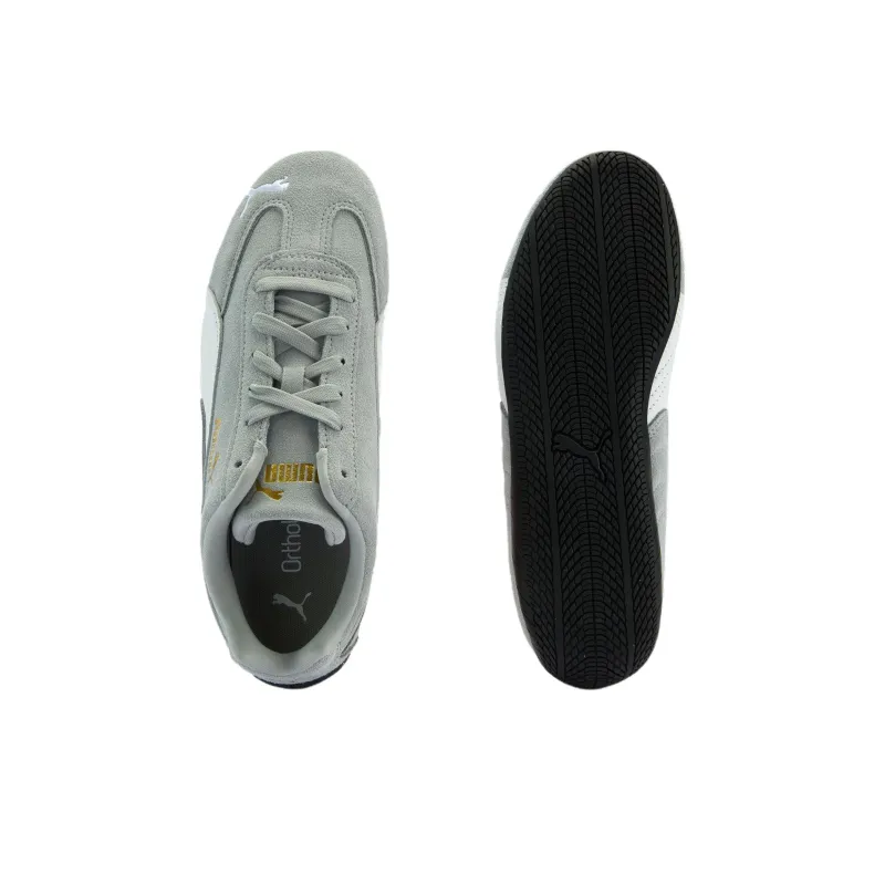 PUMA Speedcat Collection Anti Slip Wear Resistant Low Top Casual Shoes Unisex Gray White-6