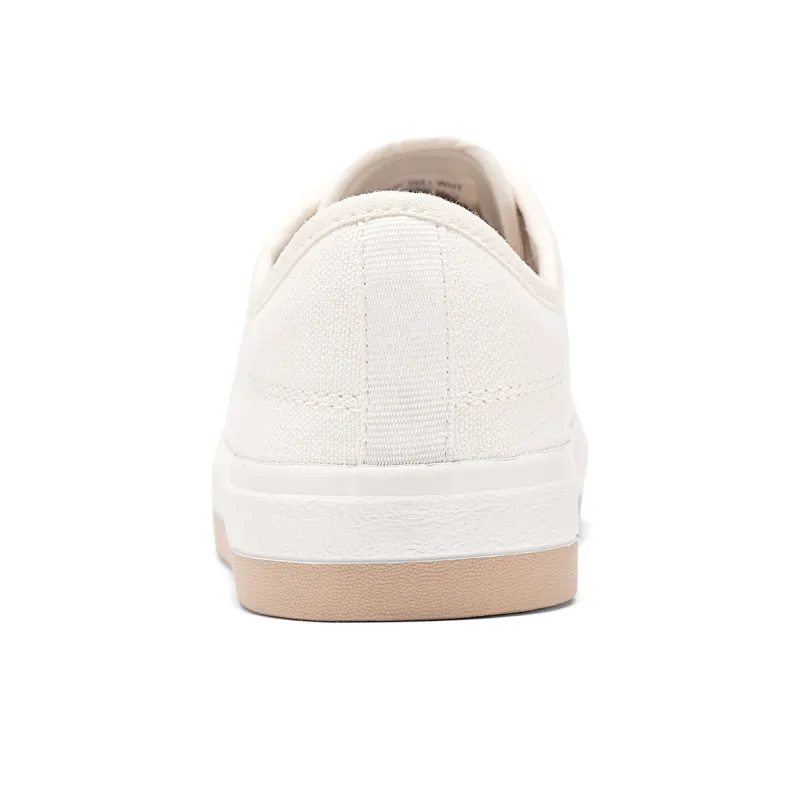 Skechers Bob's Abrasion Resistant Low Top Canvas Shoes Women's White-4