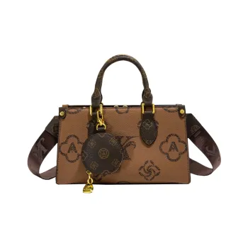 BLAKE FLEETO PU Handbag Regular Women's Brown