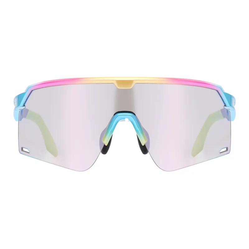 SUYAN TR/Memory Plastic Plate Alloy Frame Irregular Shape Sunglasses Unisex-10