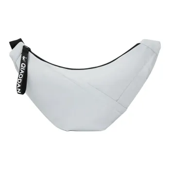 QIAODAN Multi Pocket Crossbody Bag, Shoulder Bag Unisex Taiqing Gray