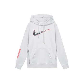 Nike Therma FIT Standard Issue Sweatshirt Men's Light Silver Gray