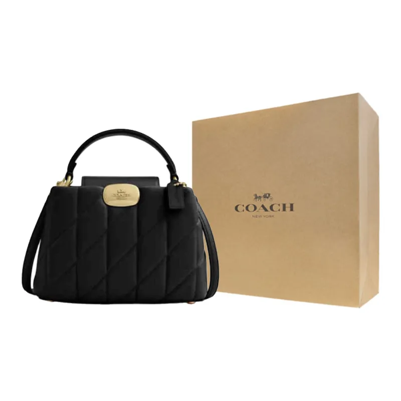 COACH Eliza Sheepskin Shoulder Bag Crossbody Bag Handbag Mini Women's Black-5