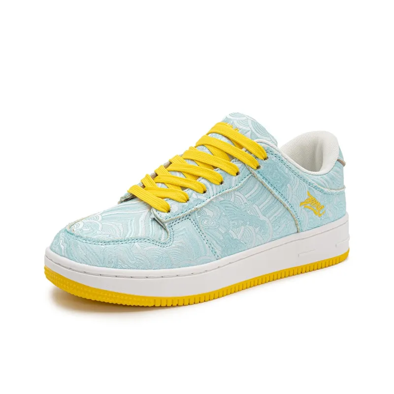 BEIER Low Top Skateboard Shoes Unisex Lunar Yellow-2