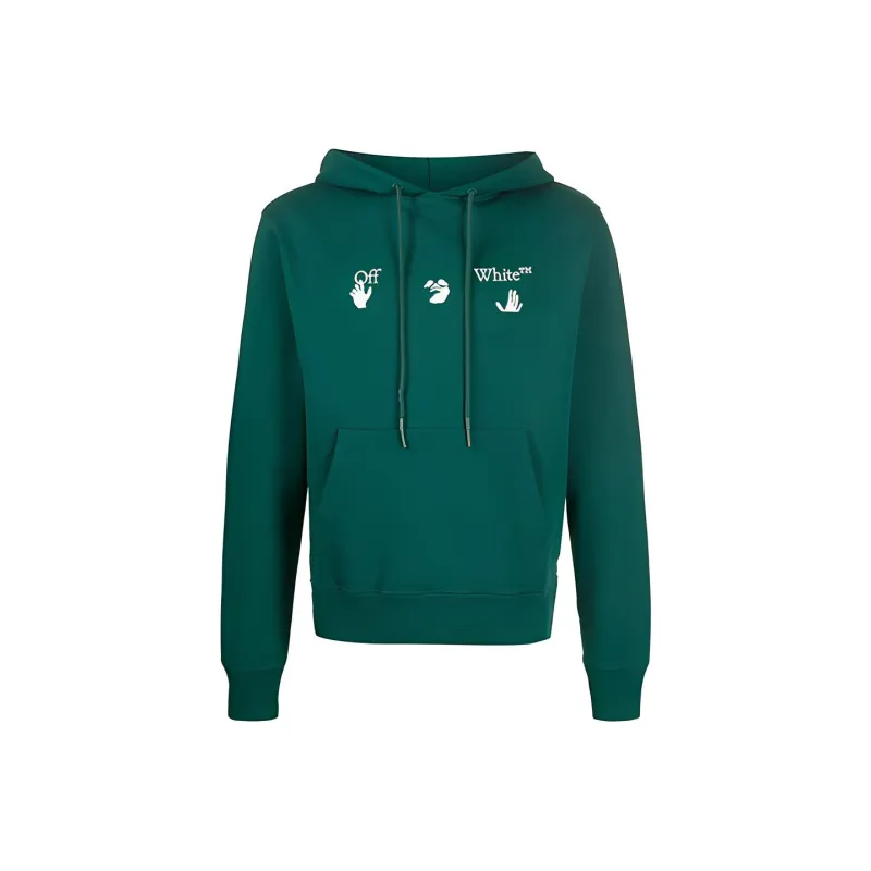 OFF WHITE FW20 Sweatshirts Men Green-0