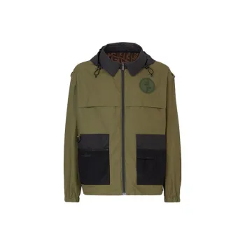 FENDI Jackets & Coats Men's Green