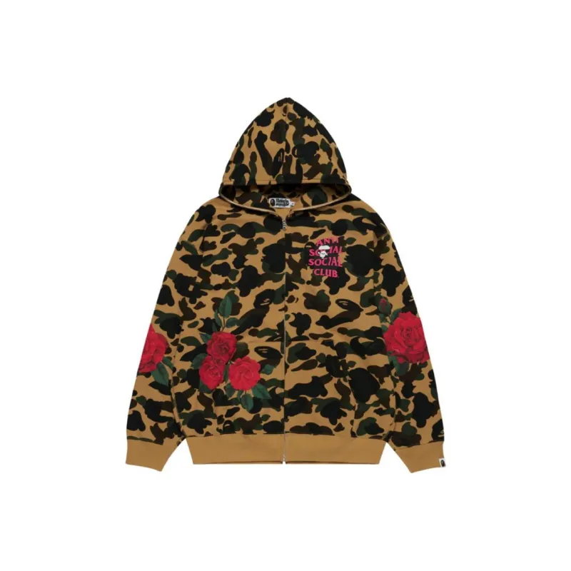 Bape X Anti Social Social Club Full Zip Hoodie-5