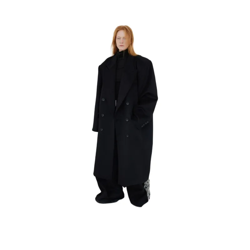 CasseSango x ANTERIORLOVED Coat Unisex Black-0
