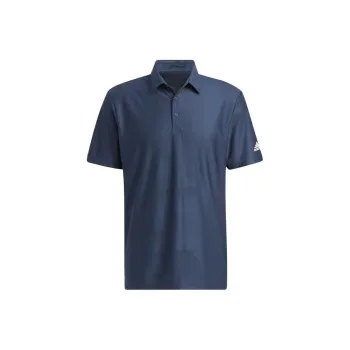 Adidas JACQUARD Polo Shirt Men's Marine Blue
