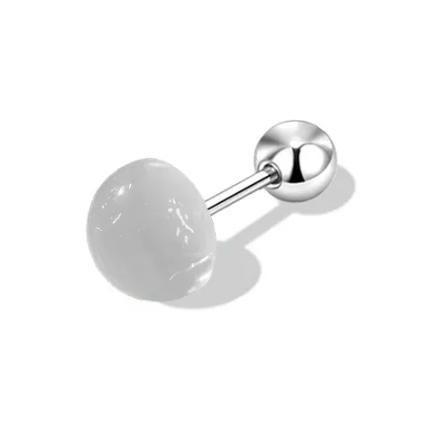 Shiban Titanium Steel Stud Earrings Women's-8