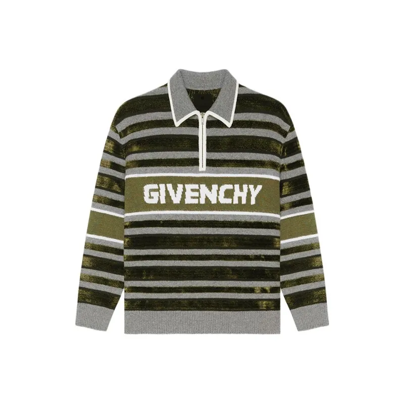 GIVENCHY Sweater Men's Gray Green-0