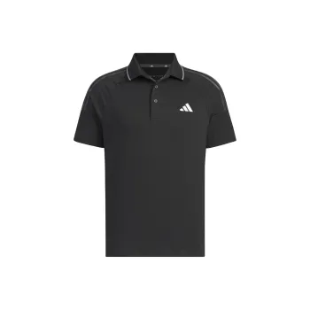 Adidas 3 STRIPES AEROREADY Polo Shirt Men's Black