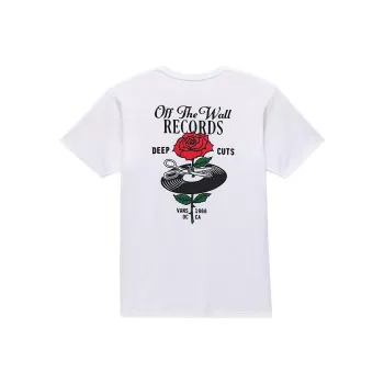 Vans Deep Cut T Shirt Men's White