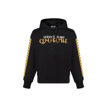 VERSACE JEANS Logo print Cotton Hoodie