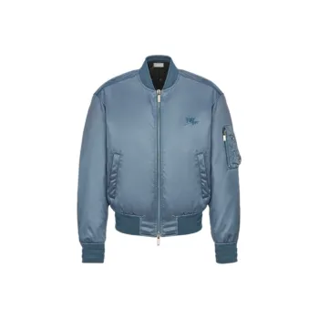 DIOR Quarterly New Products Jackets Men Light Blue