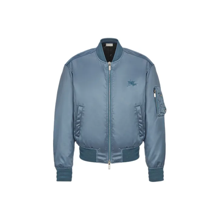 DIOR Quarterly New Products Jackets Men Light Blue-0