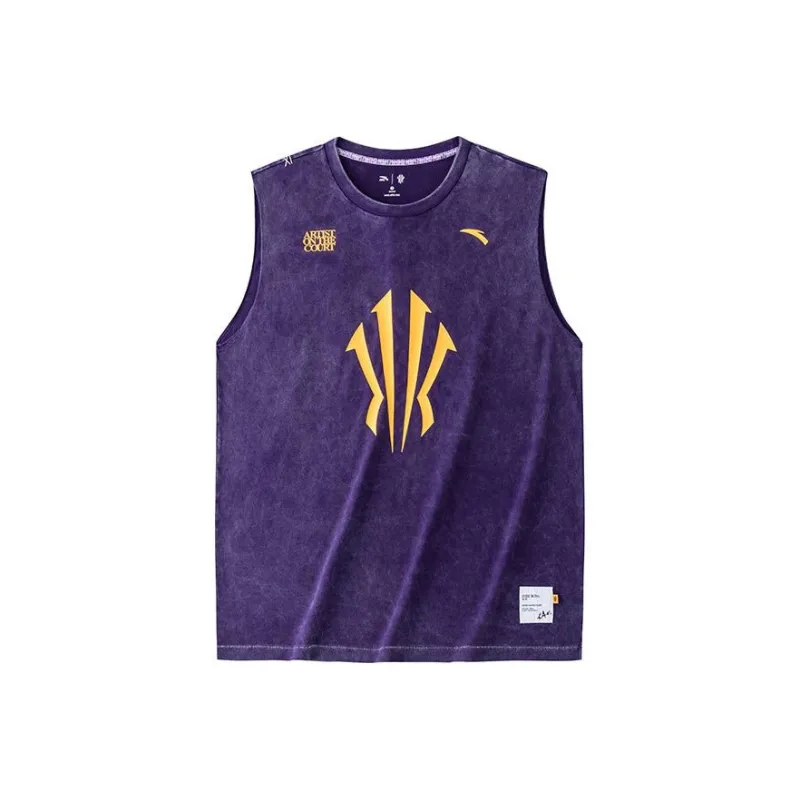 Anta Tank Tops Unisex Dark Purple-0