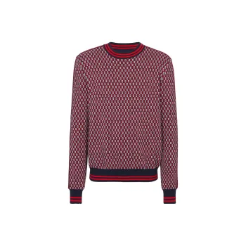BALMAIN Monogram Check pattern Jumper