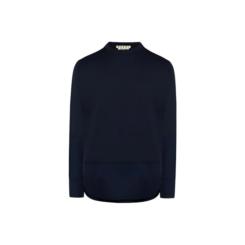 MARNI T Shirts Men Blue Black-0