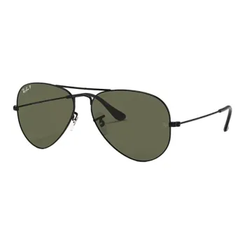 RayBan Metal Aviator Sunglasses Unisex Black