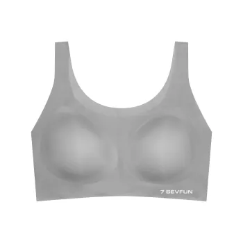 7 SEVFUN Bra Women's Light Blue Gray
