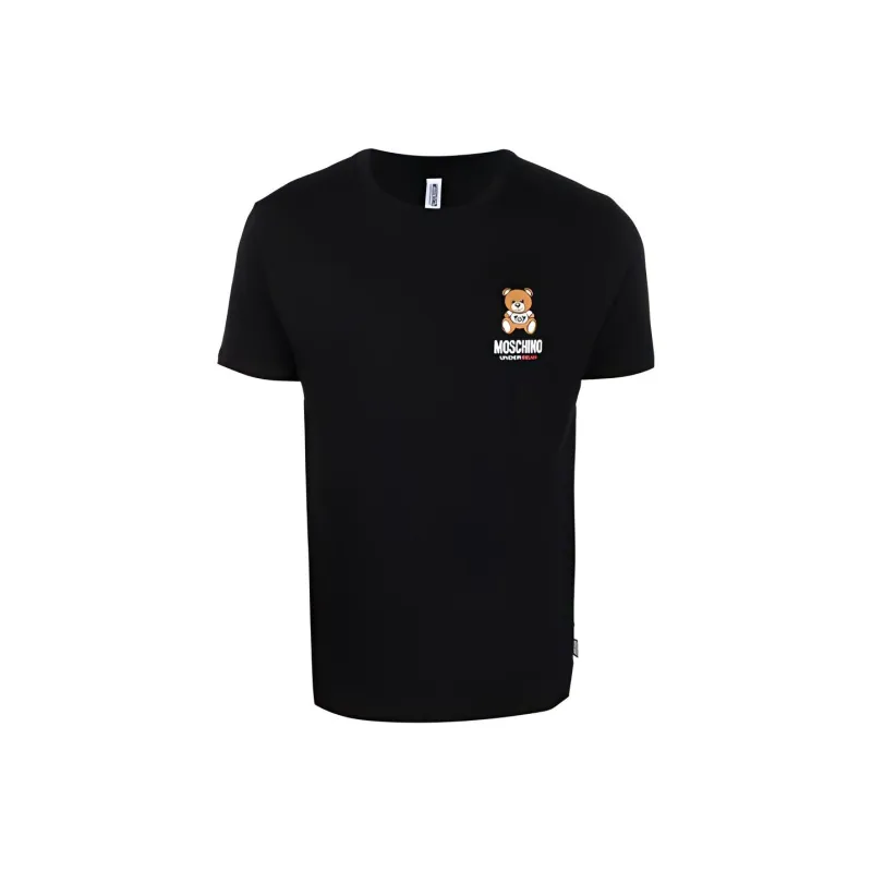 MOSCHINO T Shirts Men Black-0
