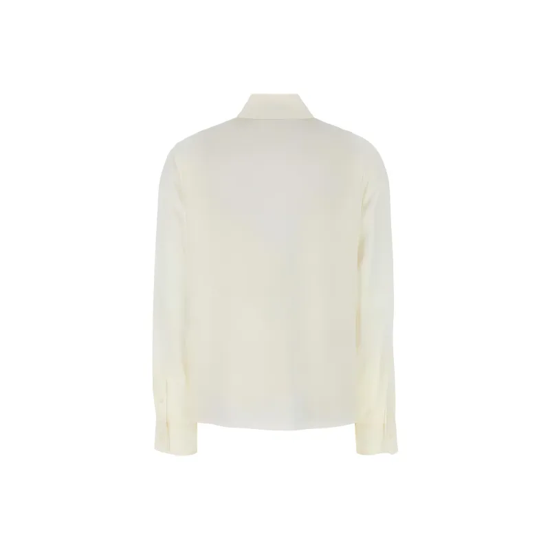 PRADA Crêpe De Chine Button Up Shirt-1