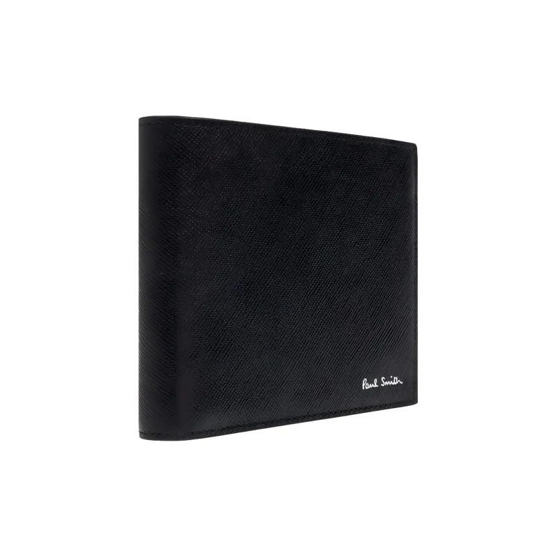 Paul Smith Calfskin Wallet Men's Black-3