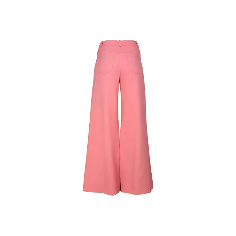 MOSCHINO Buttoned High Waisted Flared Pants-1
