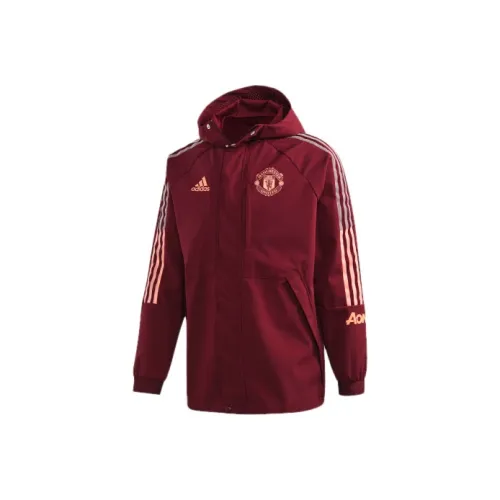 Adidas MANCHESTER UNITED THEATRE OF DREAMS Jacket Men's Dark Reddish Purple