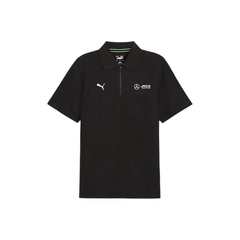 PUMA Mercedes AMG Petronas F1 SS24 Polo Shirt Men's Black-0