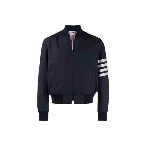 THOM BROWNE 4 Bar Bomber Jacket