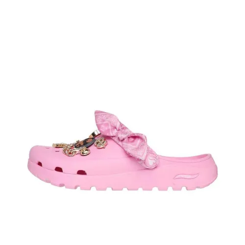 SNOOP DOGG x Skechers ARCH FIT FOOTSTEPS Clogs Women's Pink