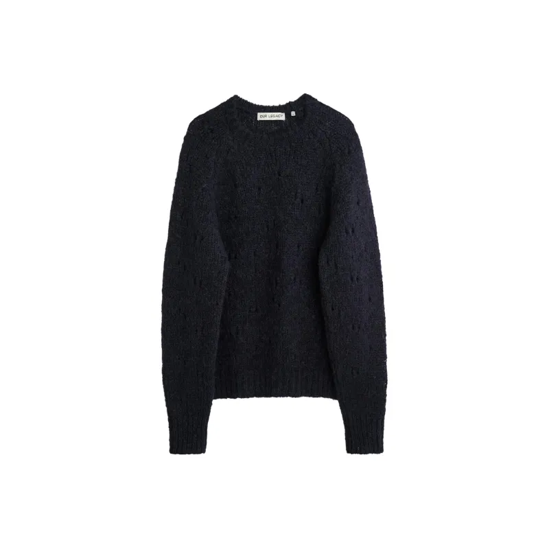 OUR LEGACY Needle Drop Distressed-effect Jumper-0