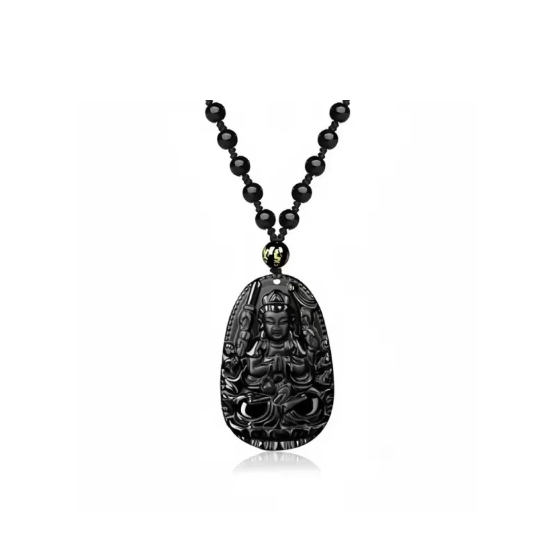 SUNFEEL Obsidian Necklaces Unisex-10