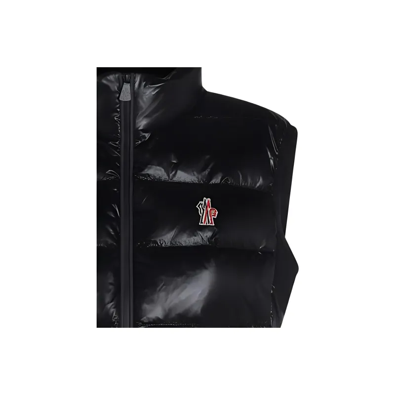 Moncler Padded Zip Up Jersey Gilet-2