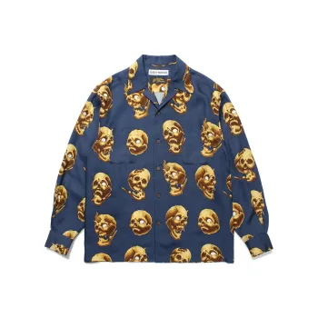 WACKO MARIA x 56 TATTOO STUDIO FW24 Shirt Unisex Marine Blue