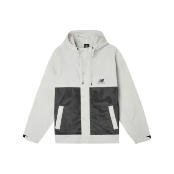New Balance Jackets Men Gray
