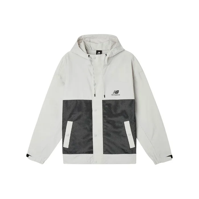 New Balance Jackets Men Gray-0