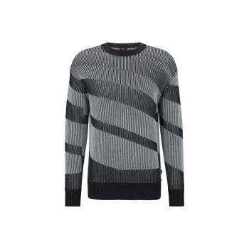 HUGO BOSS Sweaters Men Gray