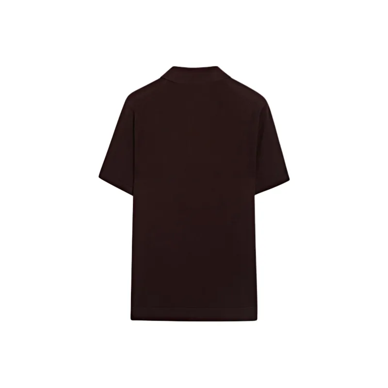 Massimo Dutti Polo Shirt Men's Dark Red-1