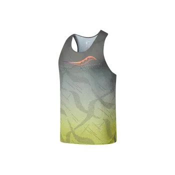 Saucony Tank Tops Men's Green Base